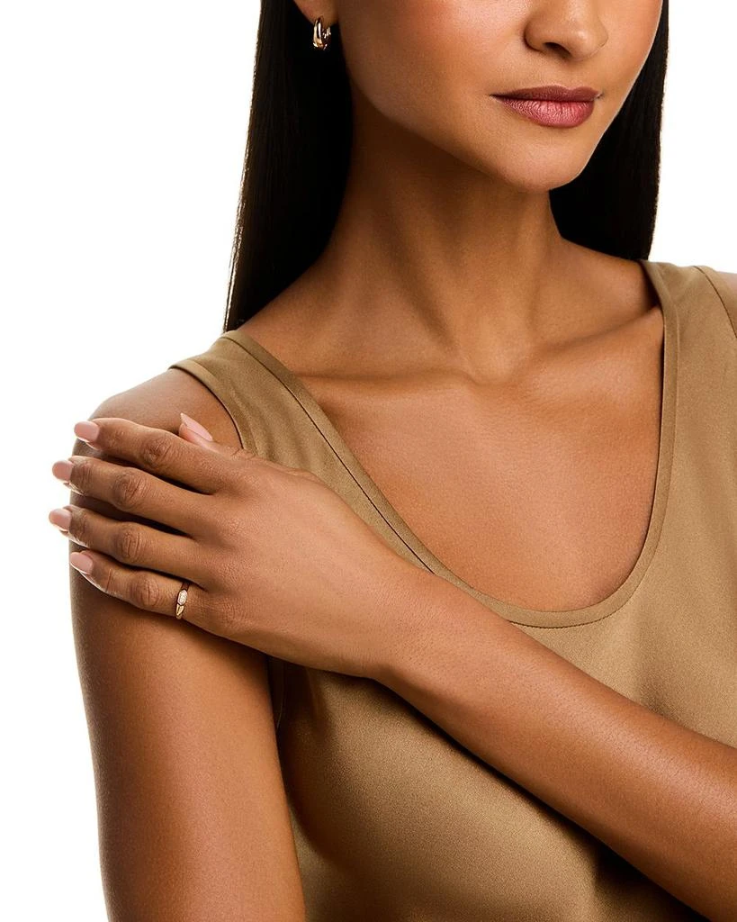 Zoe Chicco 14K Yellow Gold Diamond Signet Ring 2