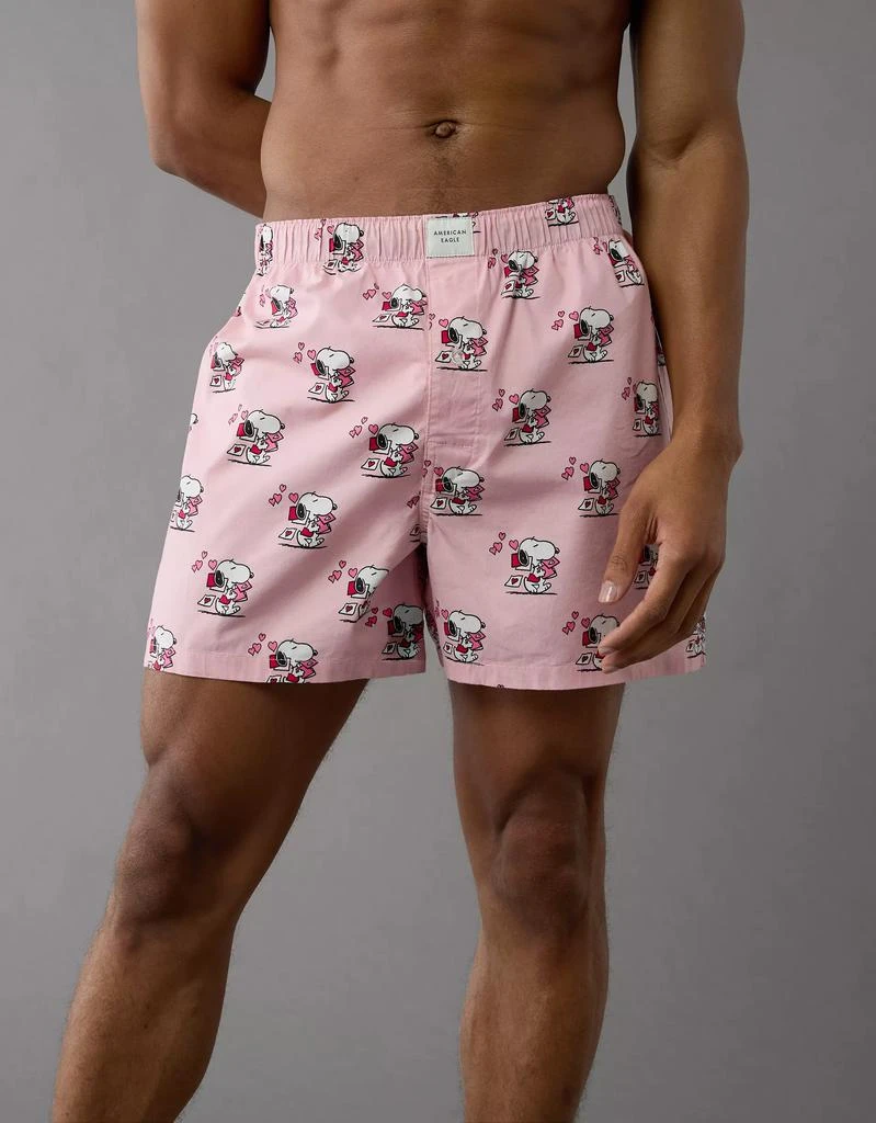 AE AEO Men's Valentine's Day Snoopy Stretch Boxer Short 1