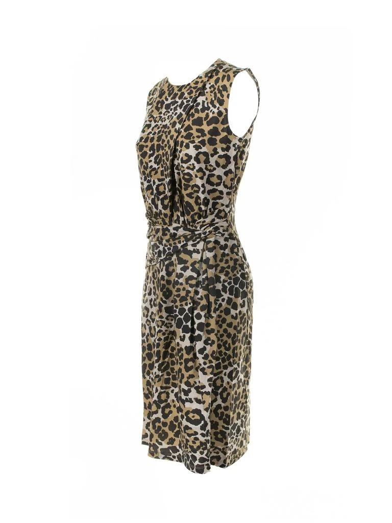 Weekend Max Mara Weekend Max Mara Leopard Printed Crewneck Dress 3