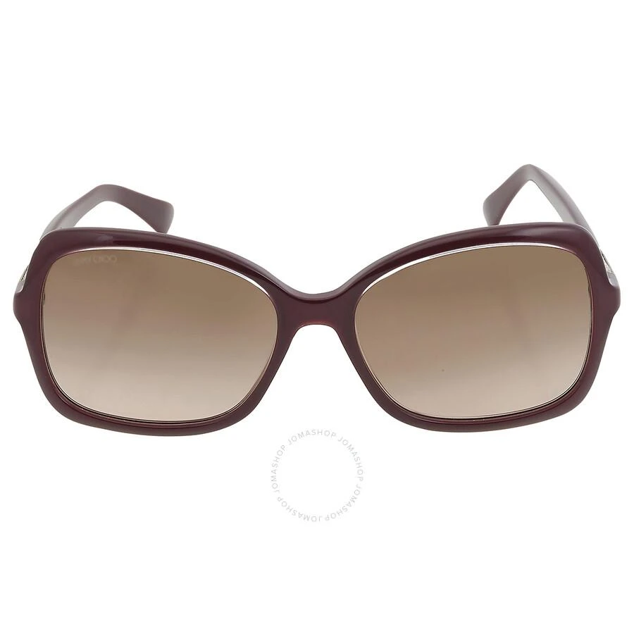 Jimmy Choo Brown Gradient Square Ladies Sunglasses BETT/S 0LHF/HA 56 1