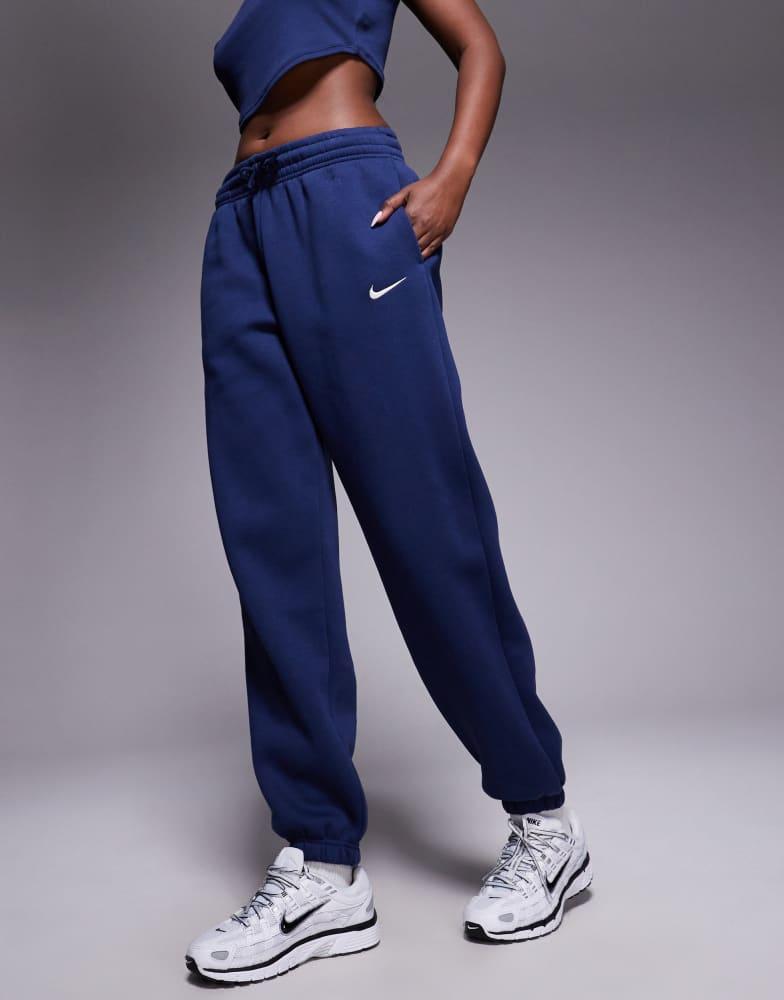 nike fleece cuff jogging pants ladies