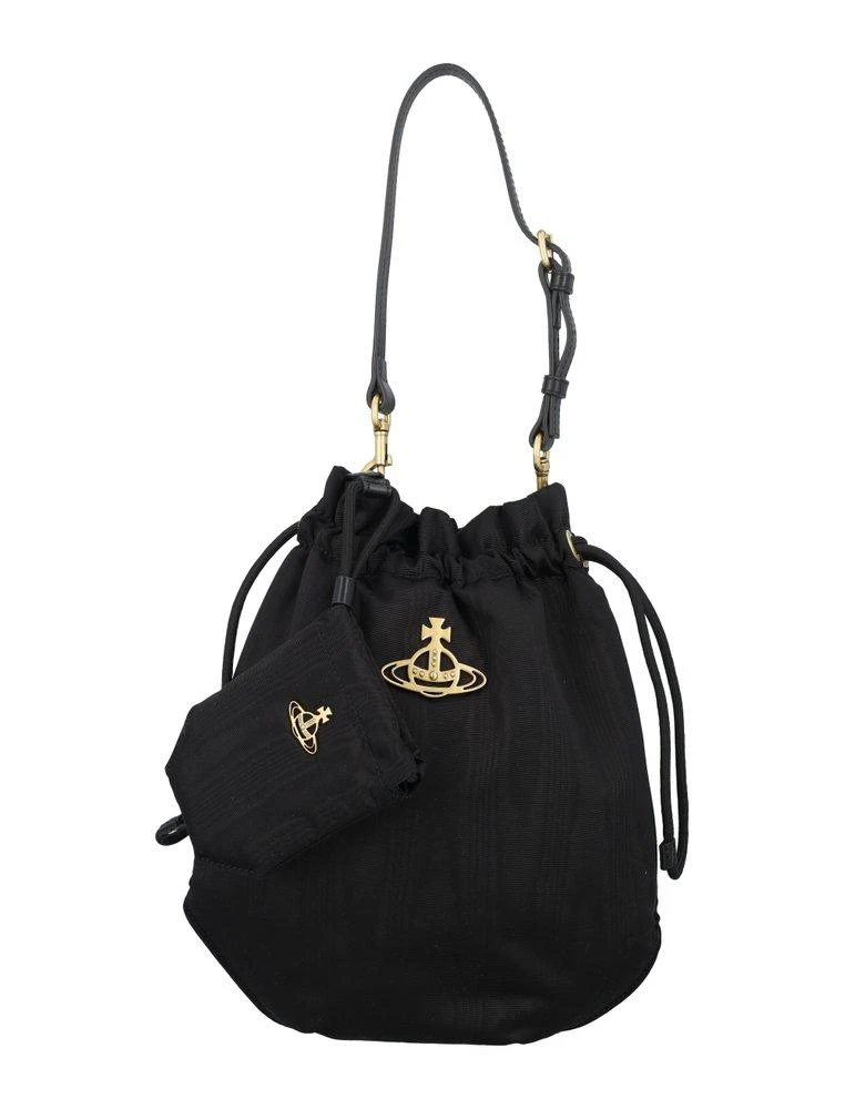 Vivienne Westwood Vivienne Westwood Moire Drawstring Shoulder Bag 1