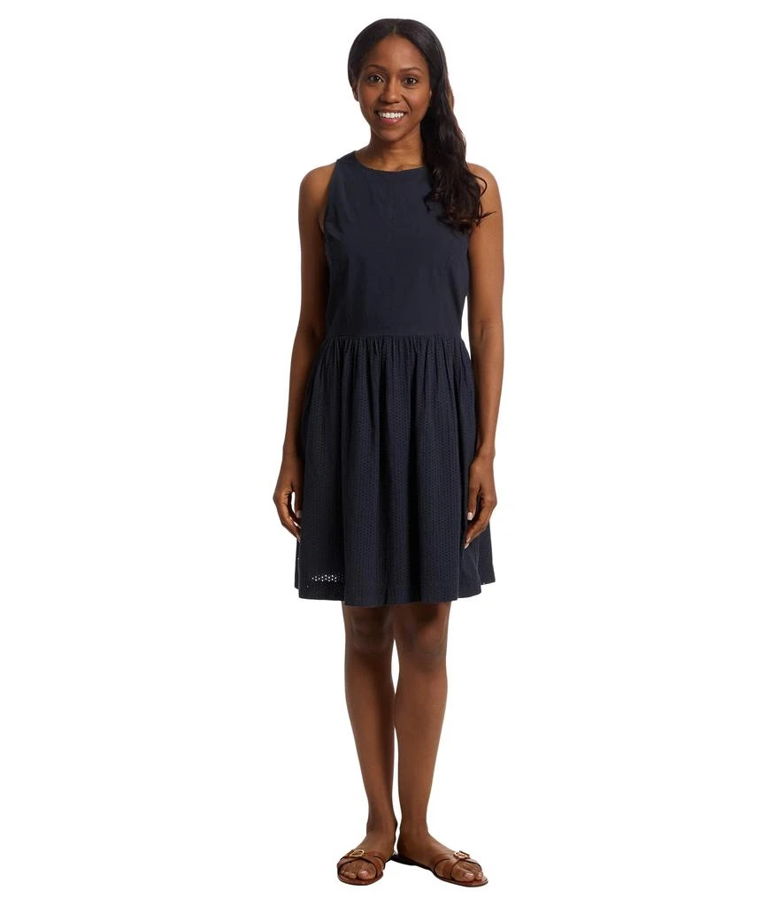 Lilla P Eyelet High-neck Mini Dress 5