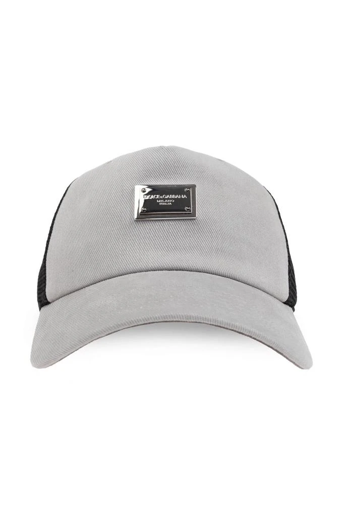 Shop Beige Tattered Cotton 6 Panels Baseball Cap on Sale at  Dolce & Gabbana Beige Tattered Cotton 6 Panels Baseball Men\'s Cap main image 0