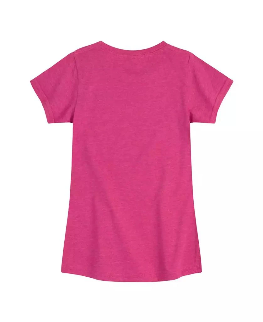 Barbie Big Girls Logo Palm Trees Graphic Short Sleeve T-Shirt 2