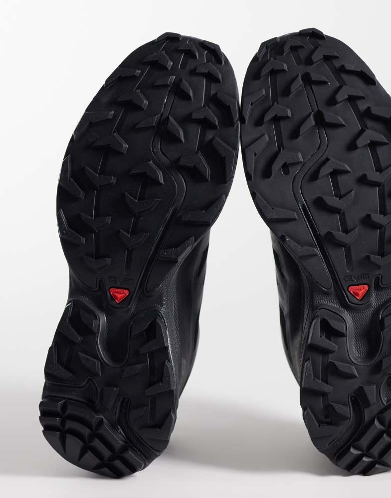 Salomon Salomon XT-6 unisex trainers in black and phantom - Free