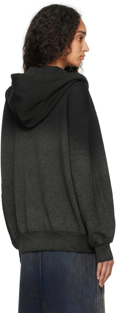 Eckhaus Latta Black Zip Hoodie 3