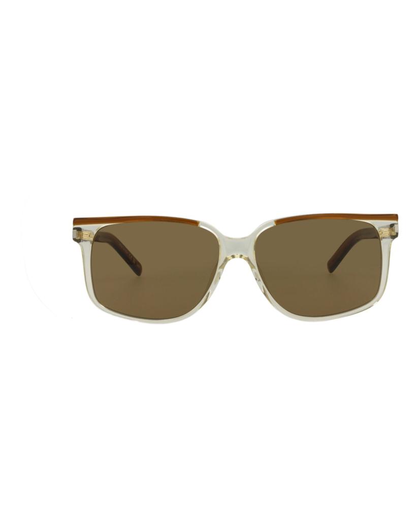 Saint Laurent Square-Frame Recycled Acetate Sunglasses