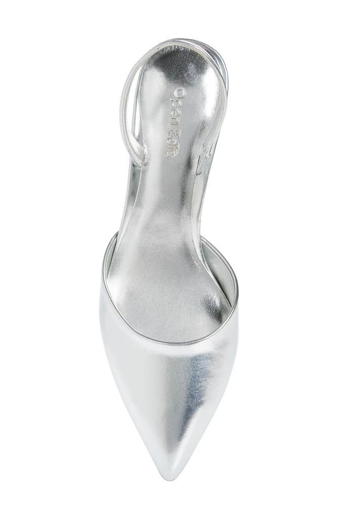 Open Edit Cammie Kitten Heel Slingback Pump 7