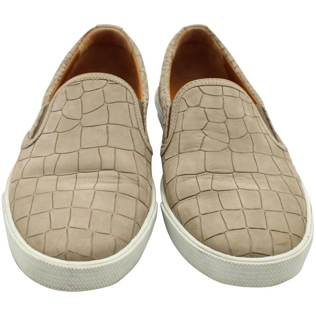 Jimmy Choo Croc-embossed Slip-on Sneakers in Nude Leather 2