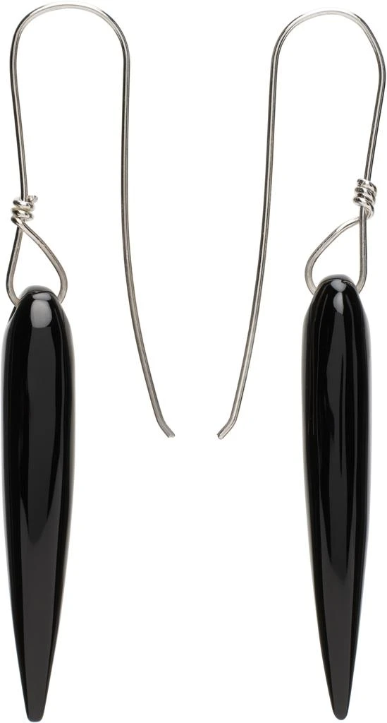 Sophie Buhai Silver & Black Spear Earrings 1