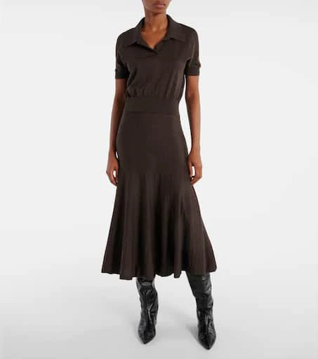 Khaite Morgane wool-blend polo shirt 2