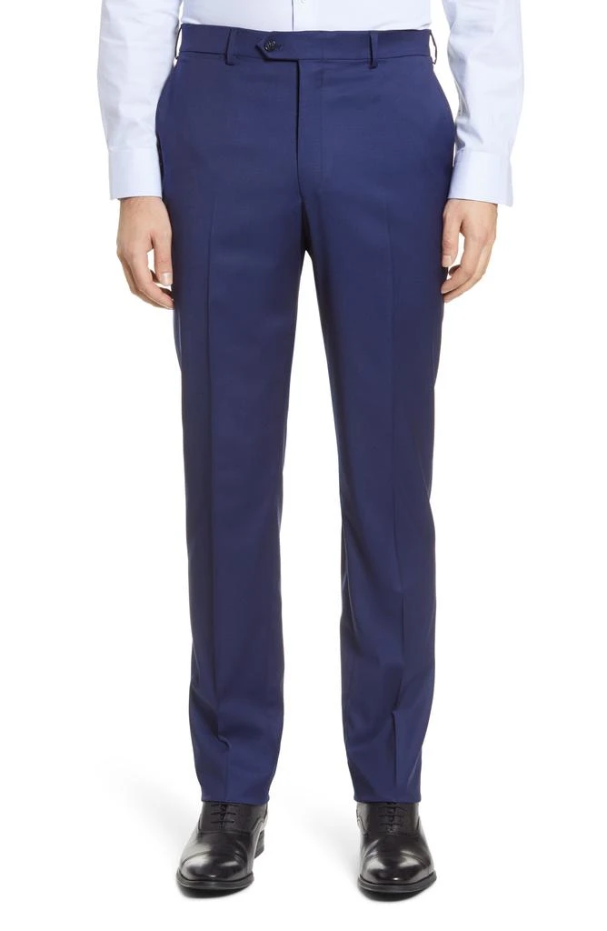 Hart Schaffner Marx New York Classic Fit Solid Stretch Wool Suit 6