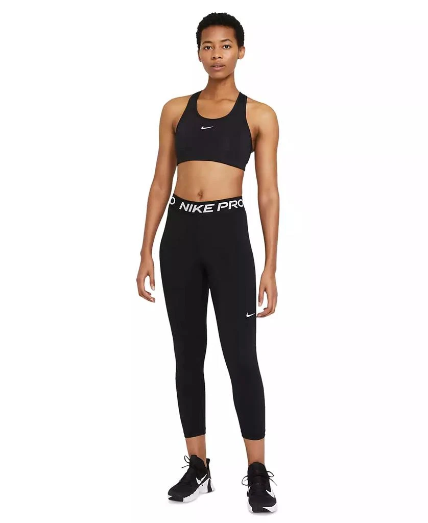 Nike Pro 365 Women's Mid-Rise Cropped Mesh Panel Leggings 5