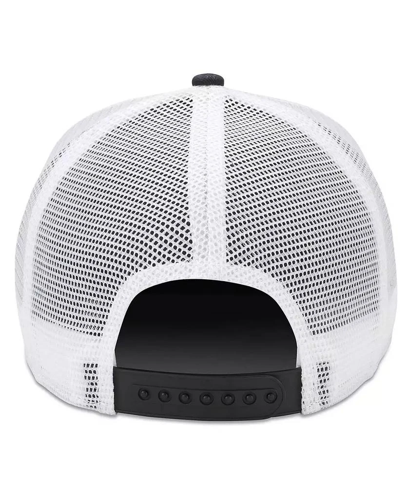 American Needle Men's and Women's Black/White Polaroid Twill Valin Patch Adjustable Trucker Hat 2