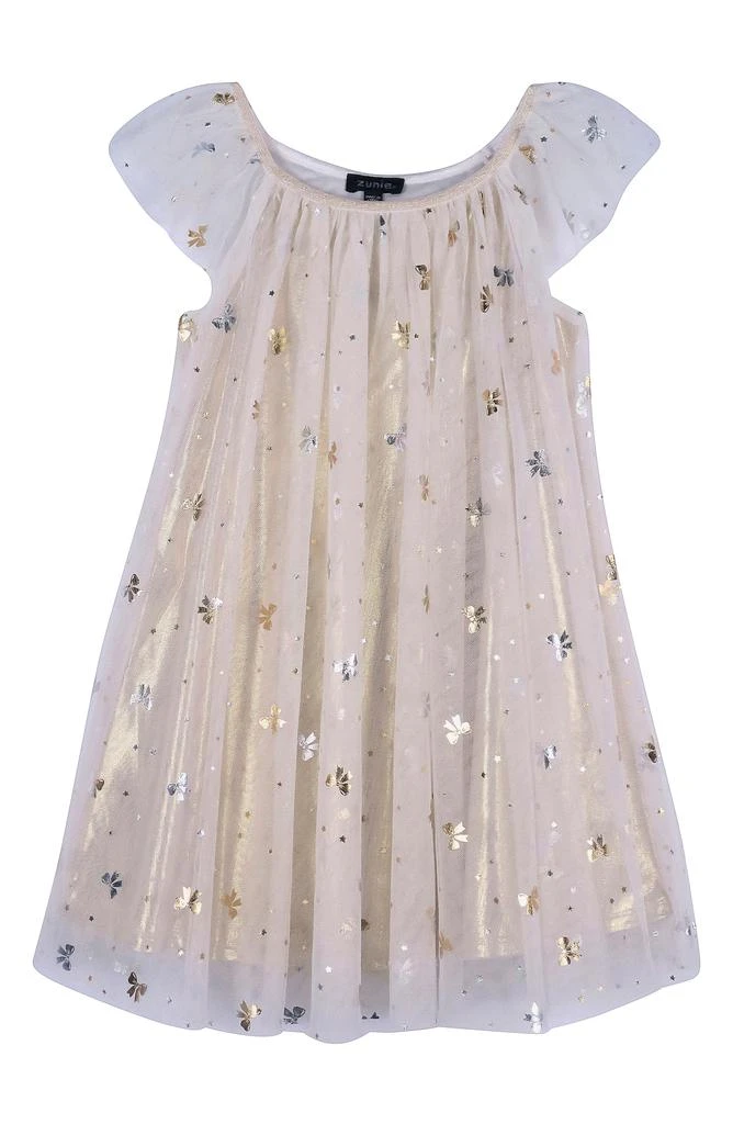 Zunie Kids' Fluffy Bow Dress 1