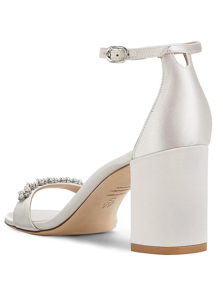 Stuart Weitzman Nudist Poppy 75MM Satin Sandals 3