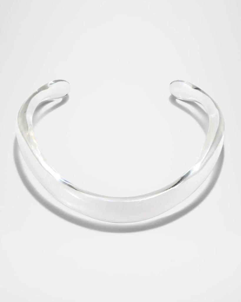 Alexis Bittar Liquid Lucite Collar Necklace 3