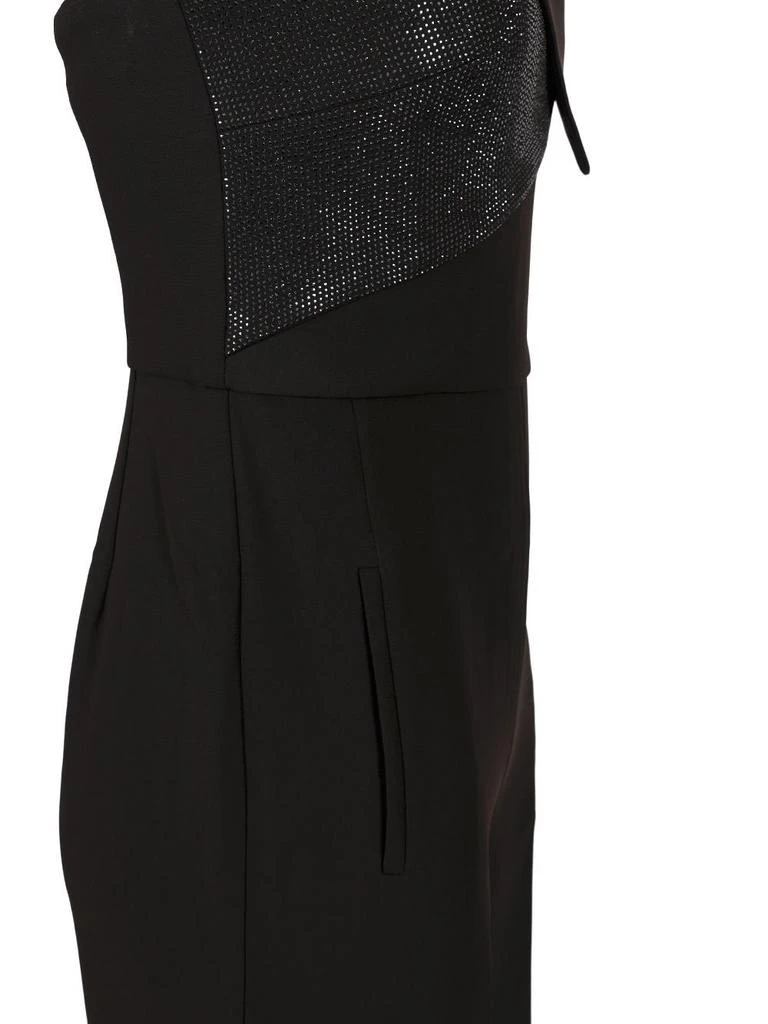 ROLAND MOURET Roland Mouret Strapless Wide Leg Jumpsuit 4