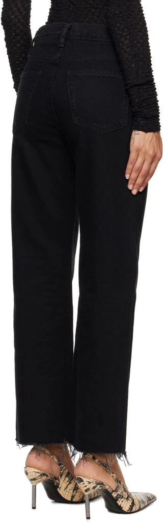 FRAME Black 'Le Jane Crop' Jeans 3