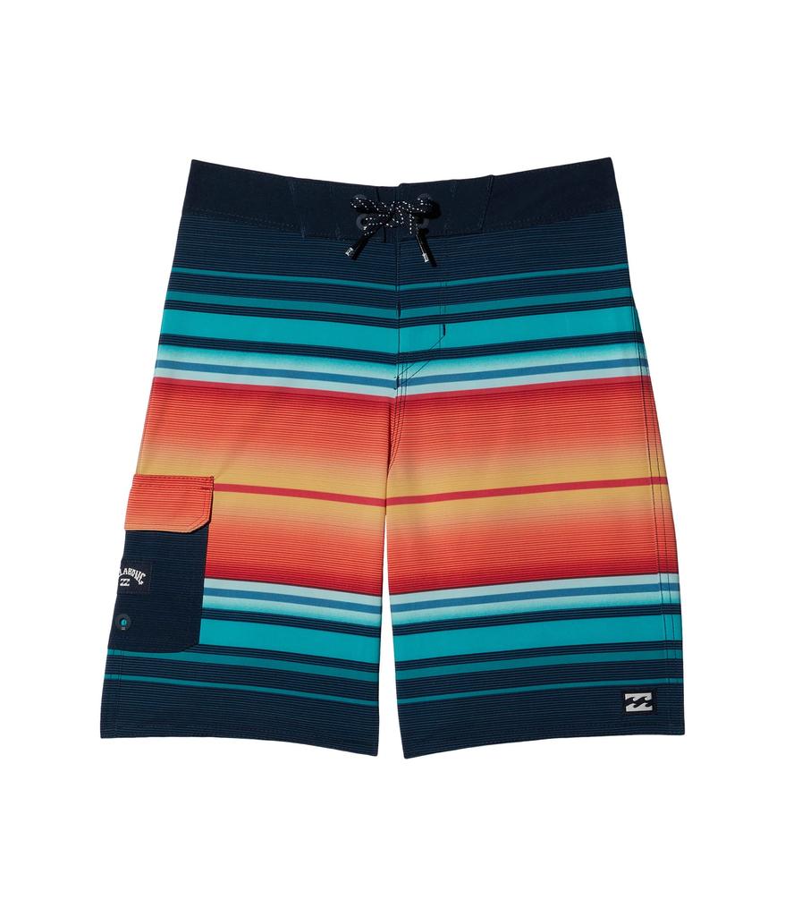 Billabong Kids All Day Stripe Pro Boardshorts (Toddler/Little Kids)