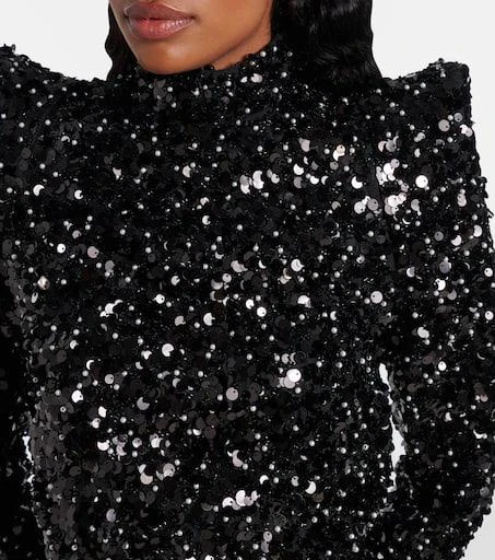 Balmain Sequined minidress 4