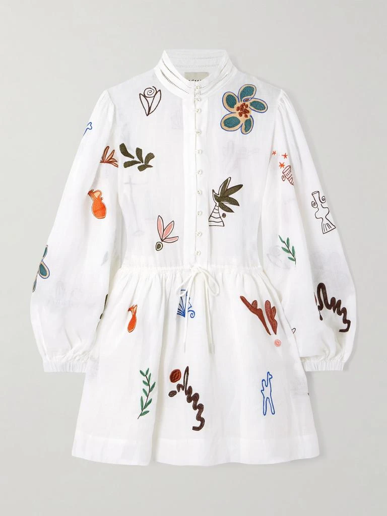 Shop ALMAIS - Evergreen Linen Dress - Multi - AU 6 - Moda Operandi on Sale  at BeyondStyle  Get 50% Off ALMAIS - Evergreen Linen Dress - Multi - AU 6  -