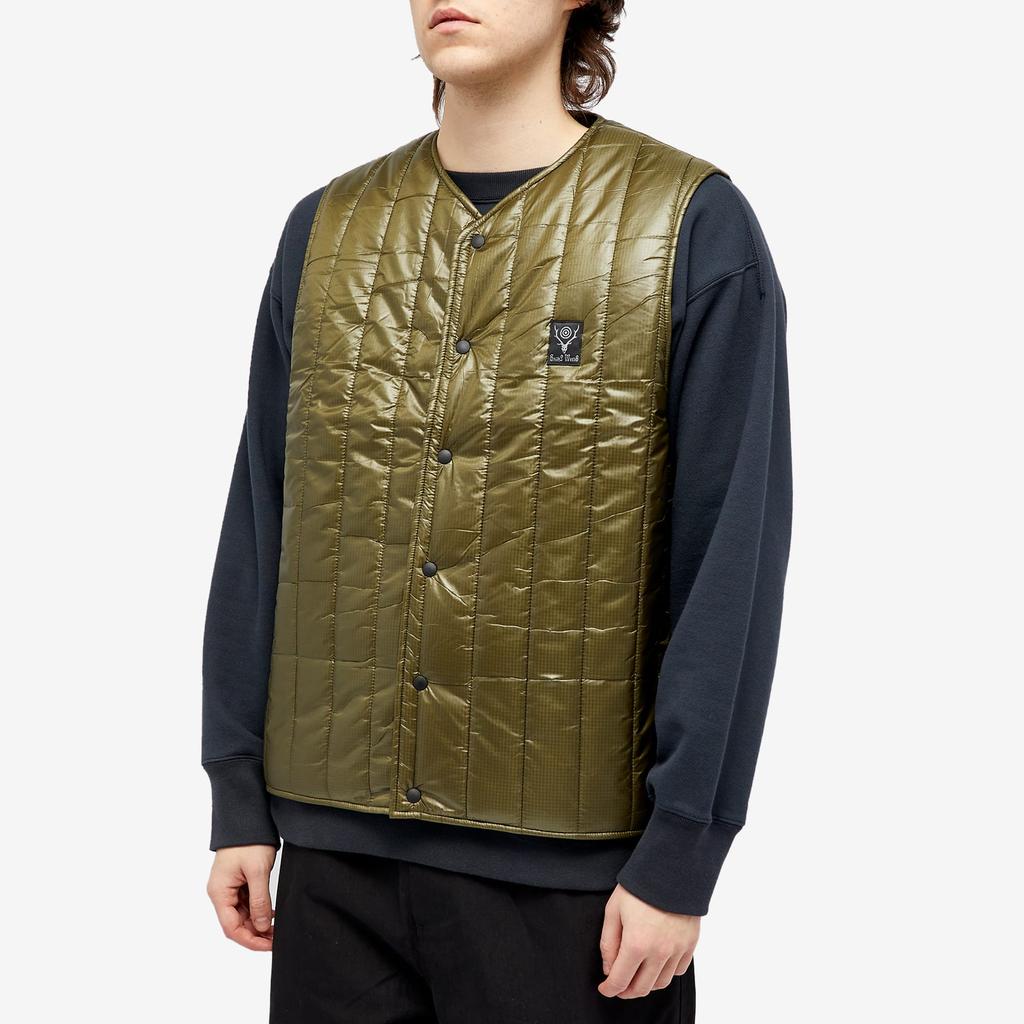 South2 West8 South2 West8 Quilted Nylon Ripstop Vest