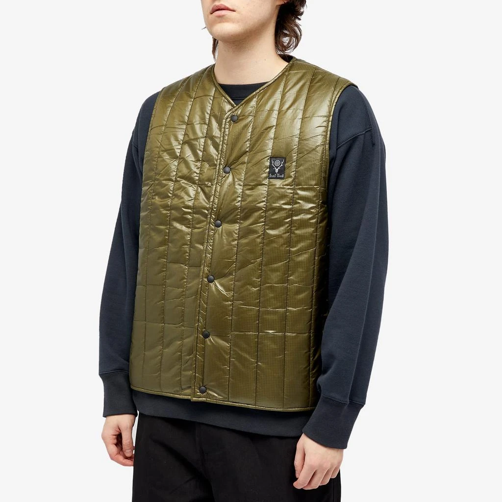 South2 West8 South2 West8 Quilted Nylon Ripstop Vest 2