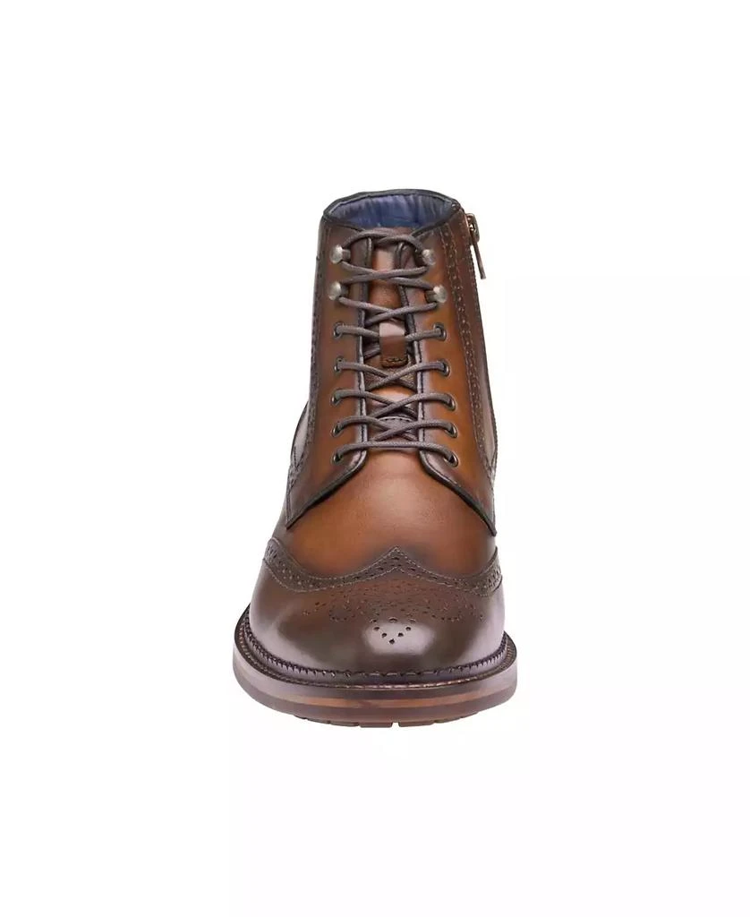 Johnston & Murphy Men's Connelly Leather Wingtip Boots 6