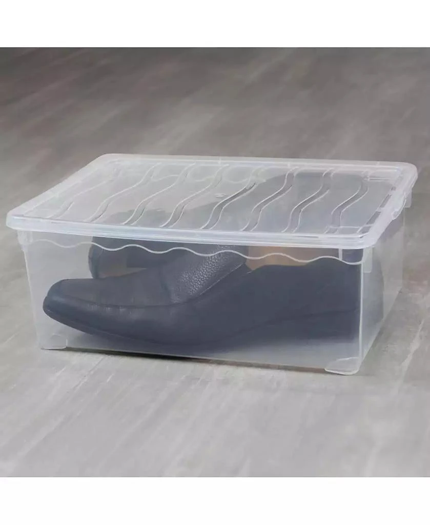 Basicwise Plastic Storage Container, Shoe box 2