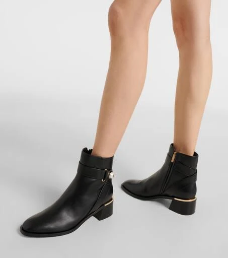 Jimmy Choo Noor 45 leather ankle boots 4