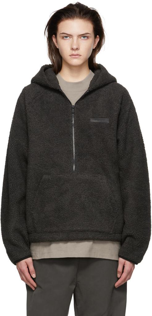 Fear of God ESSENTIALS Black Polyester Hoodie