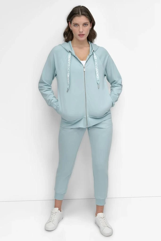 DKNY LOGO DRAWSTRING HOODIE 5