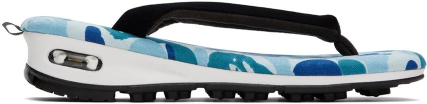 Bape Blue goyemon Edition ABC Camo Unda Sandals 1