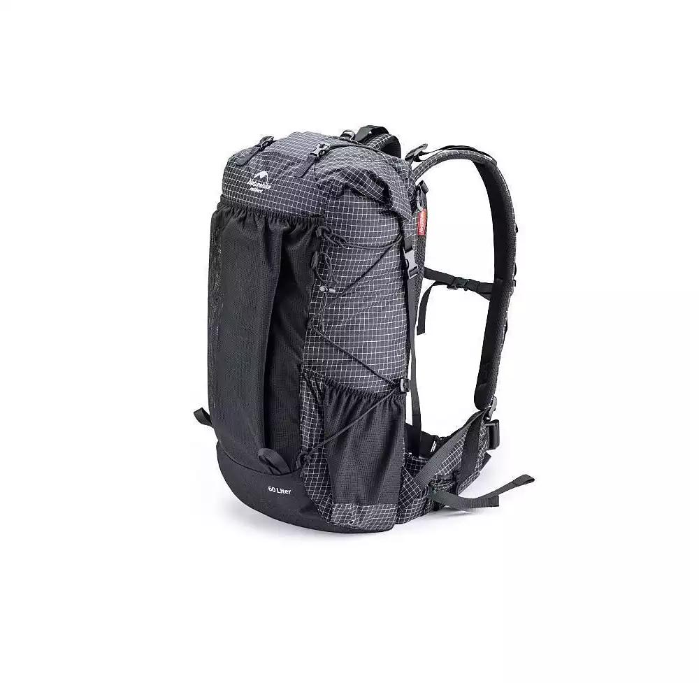 Naturehike 60L+5L Hiking Backpack – Waterproof, Lightweight Mountain Bag with Rain Cover & Shoe Compartment for Camping & Travel