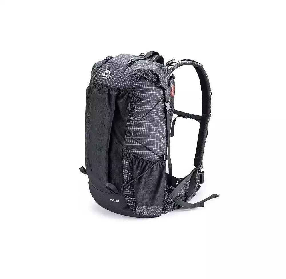 Naturehike 60L+5L Hiking Backpack – Waterproof, Lightweight Mountain Bag with Rain Cover & Shoe Compartment for Camping & Travel 1