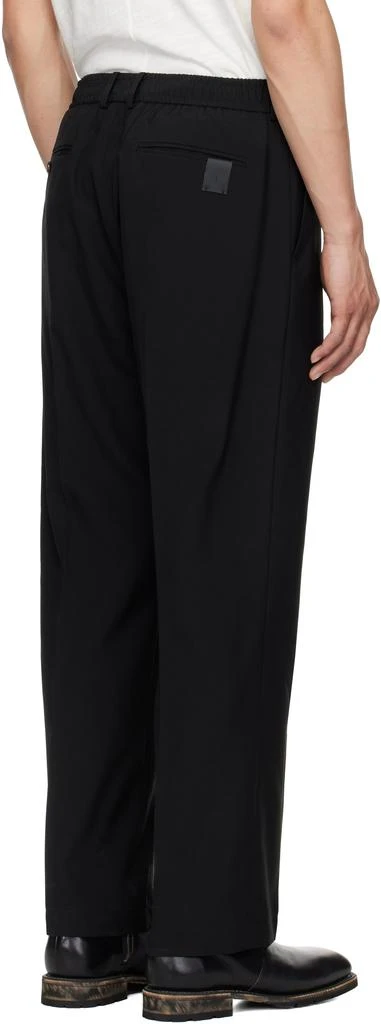 n.hoolywood Black Wide Tapered Easy Trousers 3
