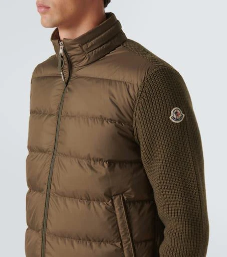 Moncler Down-paneled wool jacket 5