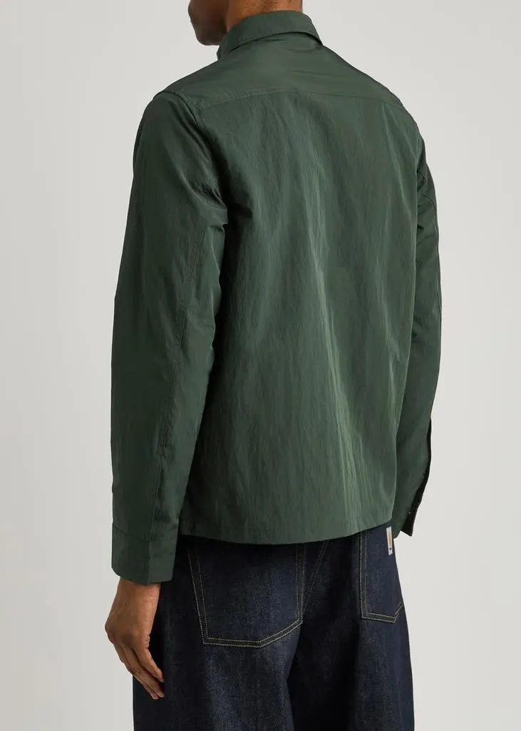 Fred Perry Logo-embroidered shell overshirt  3