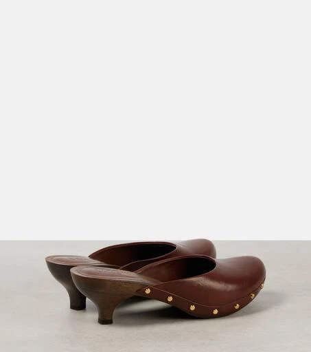 Chloé Judith studded leather clogs 3