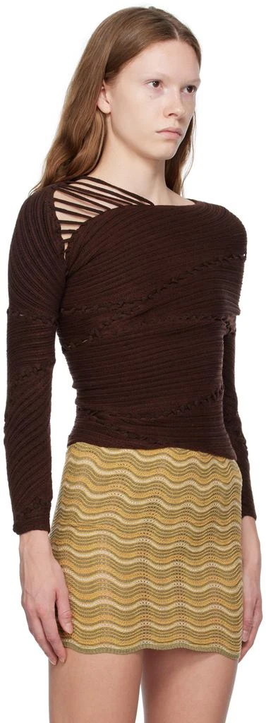 Isa Boulder SSENSE Exclusive Brown Sweater 2