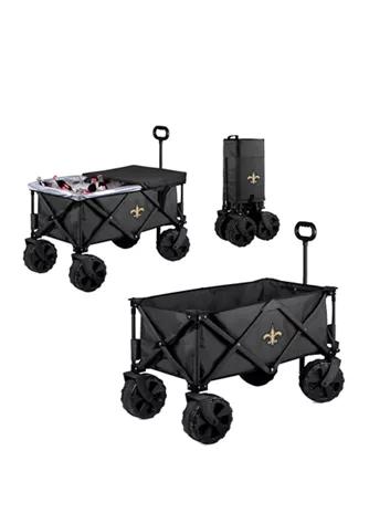 ONIVA Nfl New Orleans Saints Adventure Wagon Elite All Terrain Portable Utility Wagon