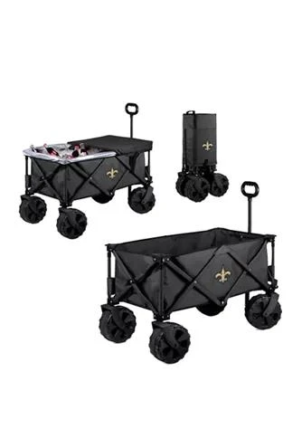 ONIVA Nfl New Orleans Saints Adventure Wagon Elite All Terrain Portable Utility Wagon 1