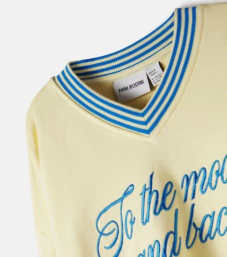 Mini Rodini To The Moon cotton jersey sweatshirt 4