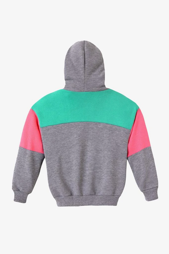 Los Angeles Apparel F1097CB - Kids Flex Fleece Color Block Zip Hoodie 4