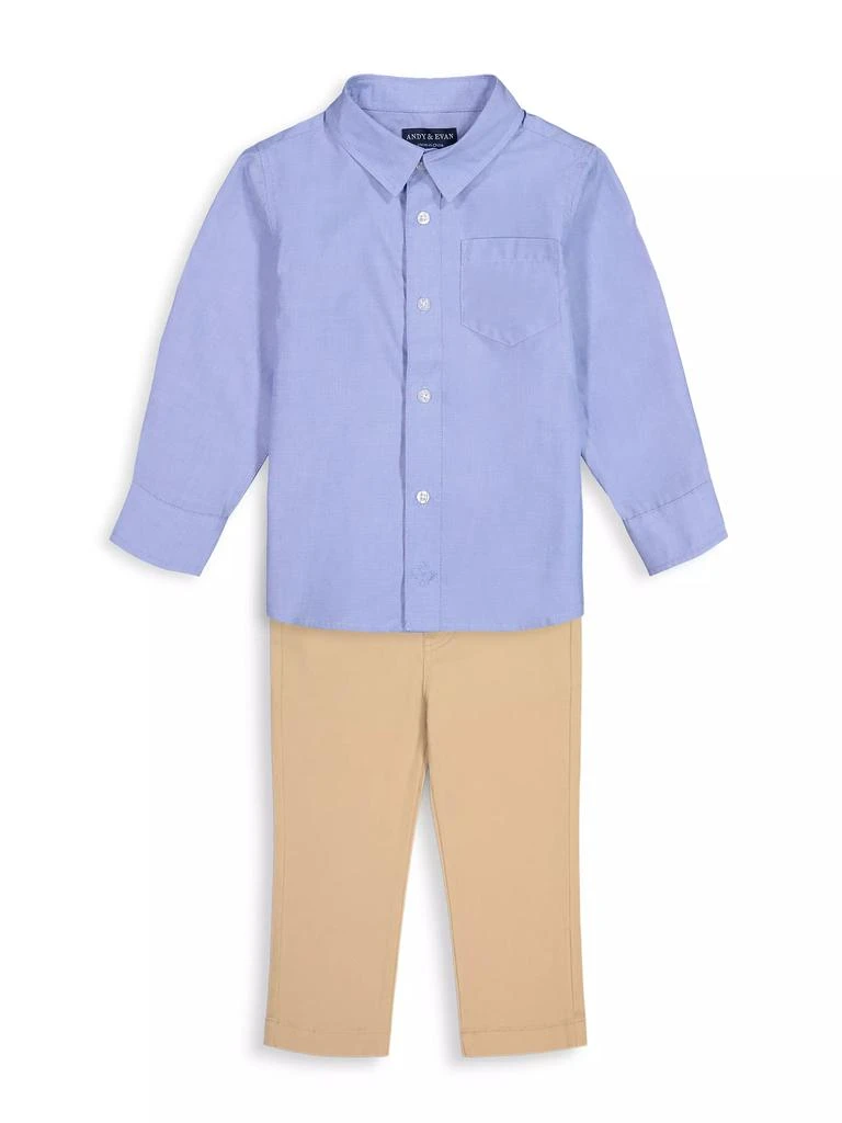 Andy & Evan Little Boy's Solid Dress Shirt 2