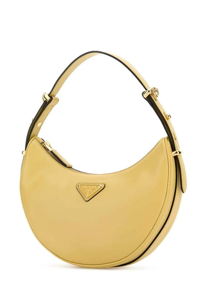Prada Pastel Yellow Leather Arquã¨ Handbag 2