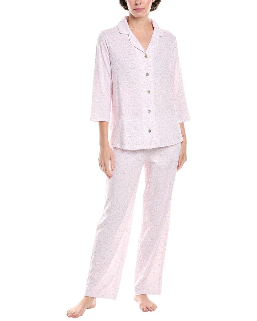 Carole Hochman 2pc Pajama Pant & Top Set