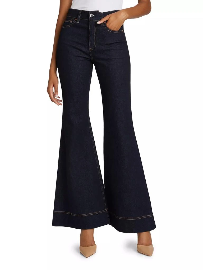Alice + Olivia High-Rise Flared Jeans 3